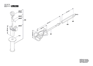 New Genuine Bosch 3601110368 Sticker