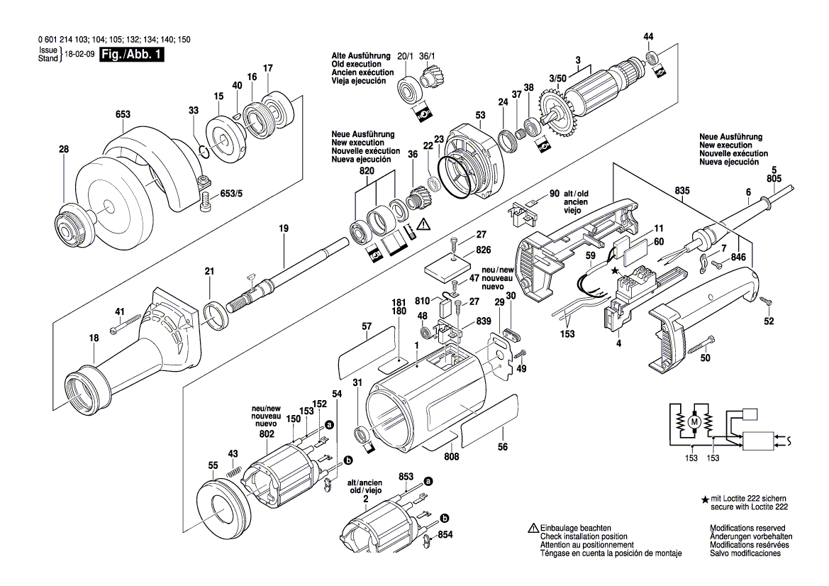New Genuine Bosch 3601110488 Manufacturer's nameplate