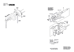 New Genuine Bosch 3601110490 Manufacturer's nameplate