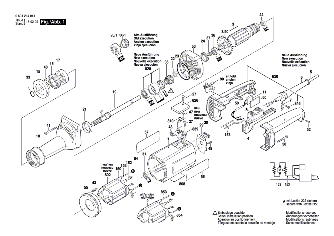 New Genuine Bosch 3601110492 Manufacturer's nameplate