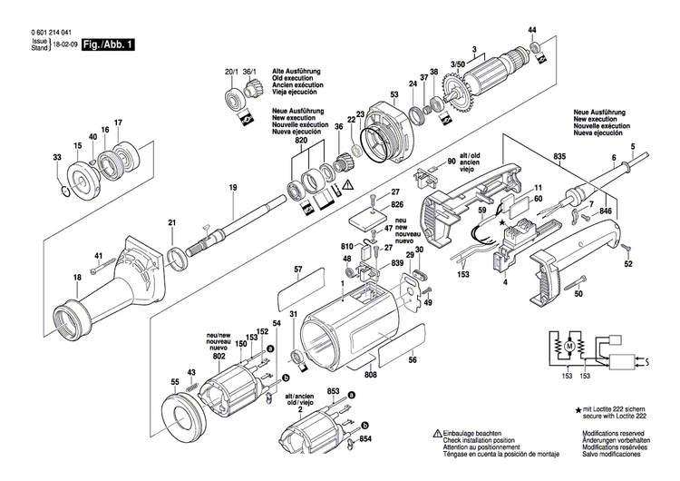 New Genuine Bosch 3601110492 Manufacturer's nameplate