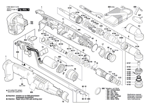 New Genuine Bosch 3601110533 Manufacturer's nameplate