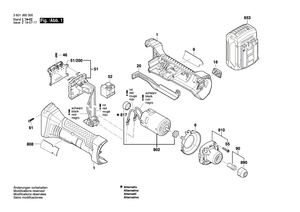 New Genuine Bosch 3601110541 Manufacturer's nameplate