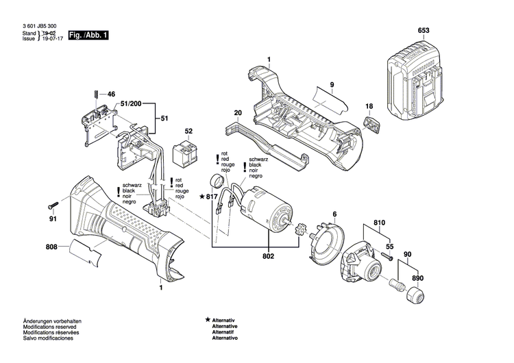New Genuine Bosch 3601110541 Manufacturer's nameplate