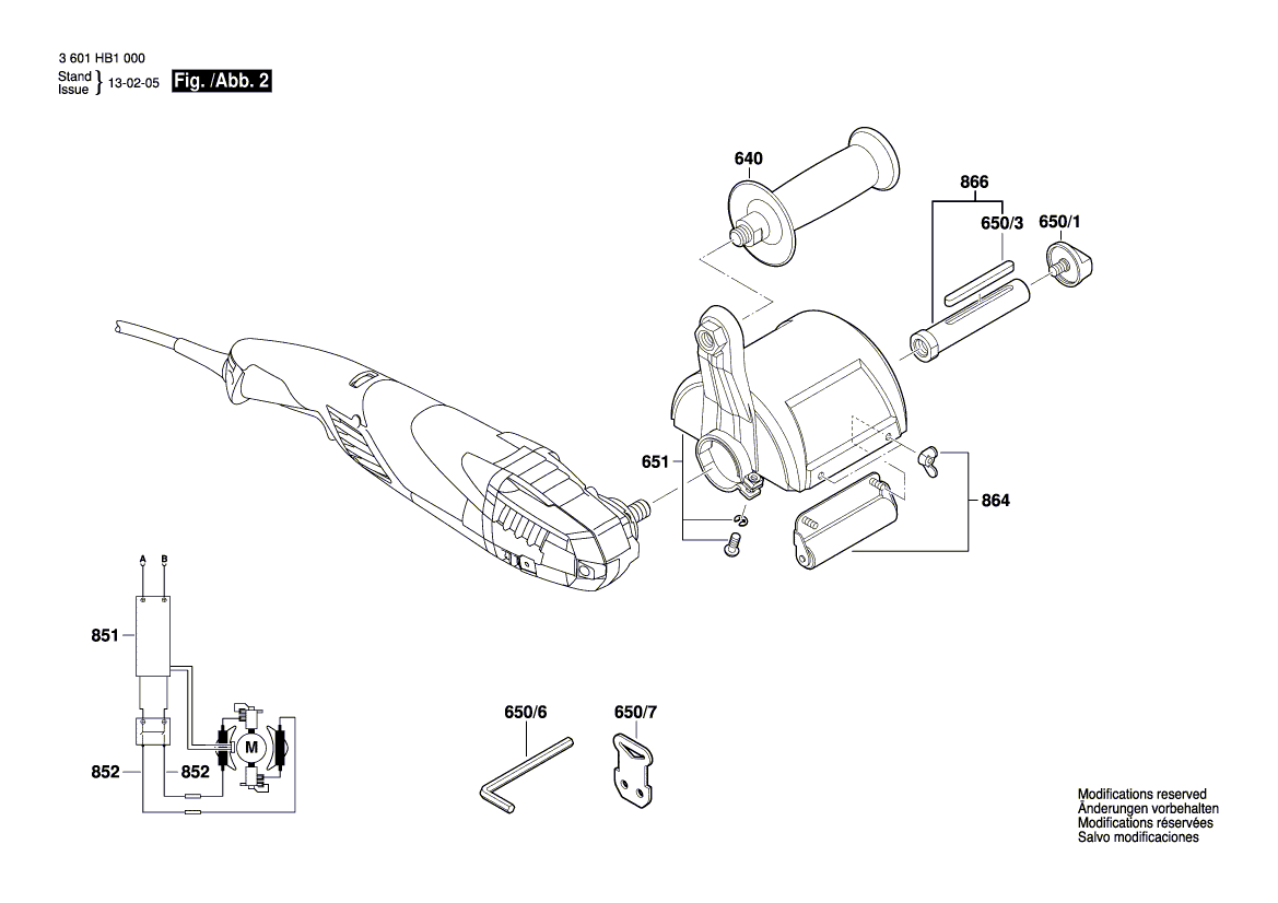 New Genuine Bosch 3601110570 Manufacturer's nameplate