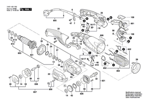 New Genuine Bosch 3601110570 Manufacturer's nameplate