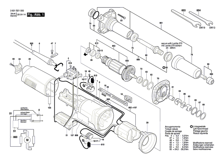 New Genuine Bosch 3601110595 Manufacturer's nameplate