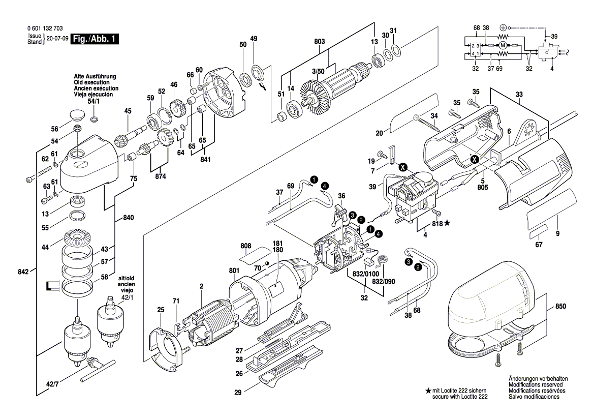New Genuine Bosch 3601110599 Sticker