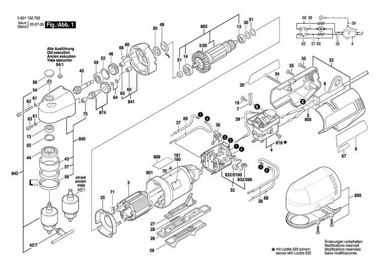 New Genuine Bosch 3601110599 Sticker