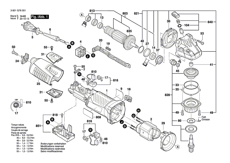 New Genuine Bosch 3601110606 Manufacturer's nameplate
