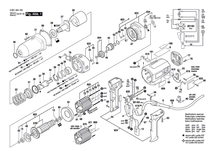 New Genuine Bosch 3601110611 Sticker