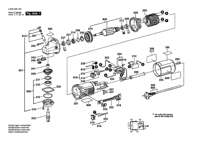 New Genuine Bosch 3601119024 Sticker