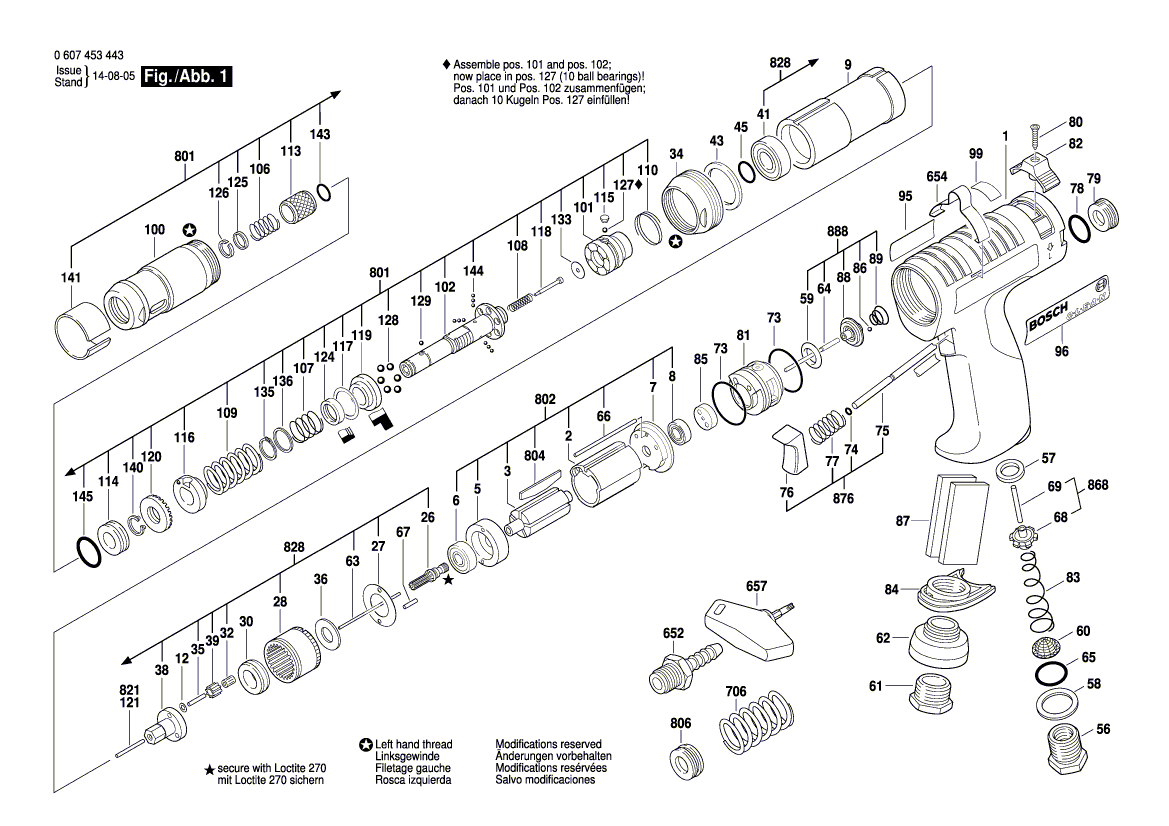 New Genuine Bosch 3601119136 Manufacturer's nameplate