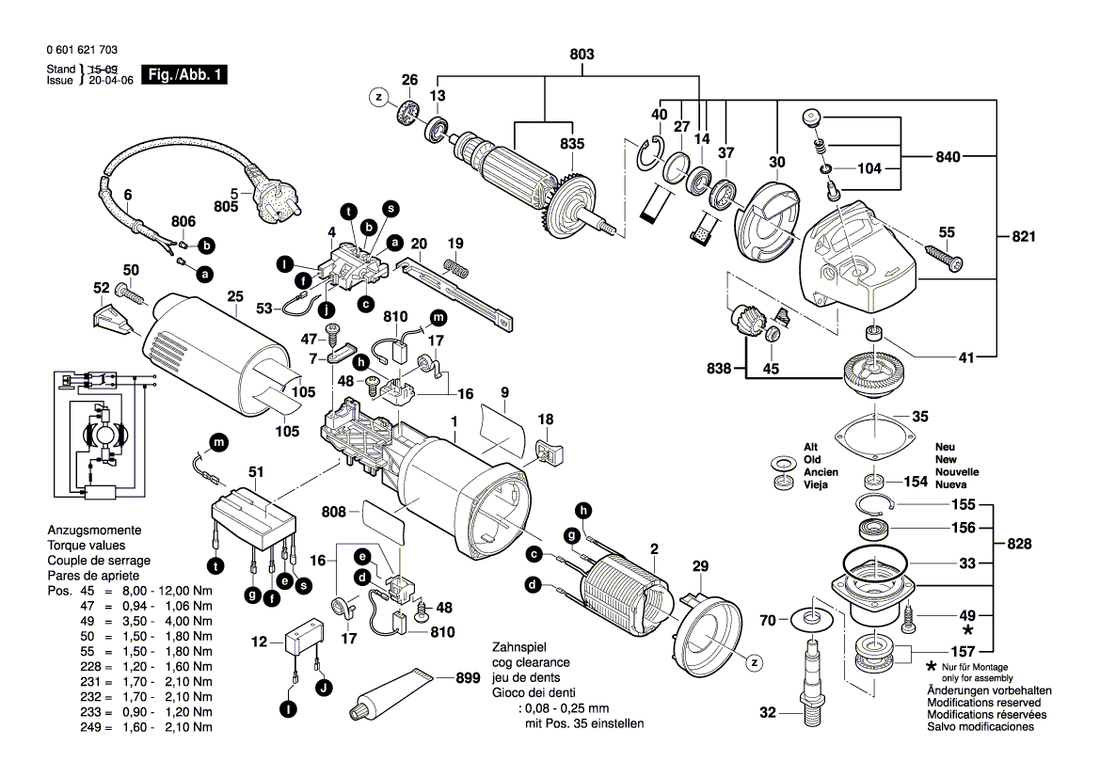 New Genuine Bosch 3601119180 Reference Plate