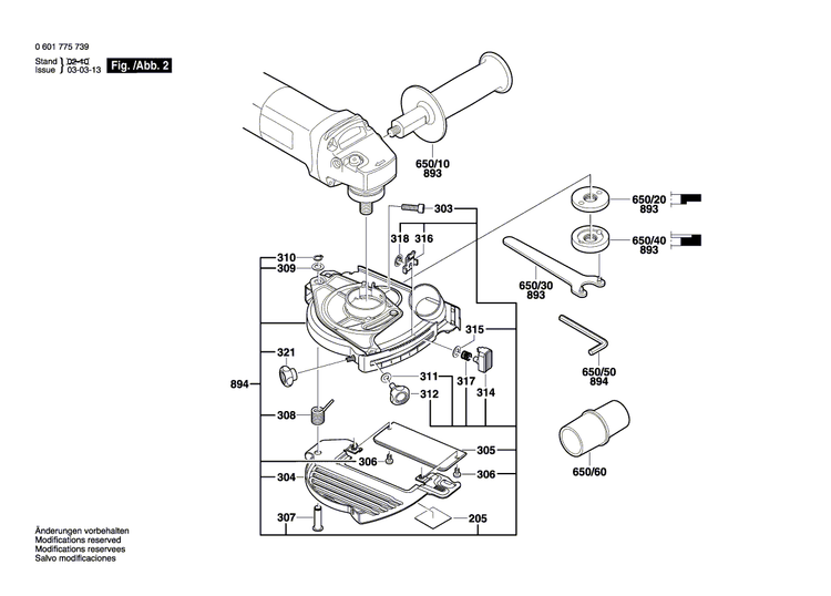 New Genuine Bosch 3601119189 Manufacturer's nameplate