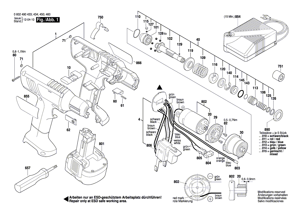 New Genuine Bosch 3601119211 Manufacturer's nameplate