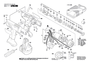 New Genuine Bosch 3601119211 Manufacturer's nameplate