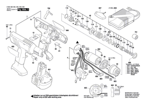 New Genuine Bosch 3601119212 Manufacturer's nameplate