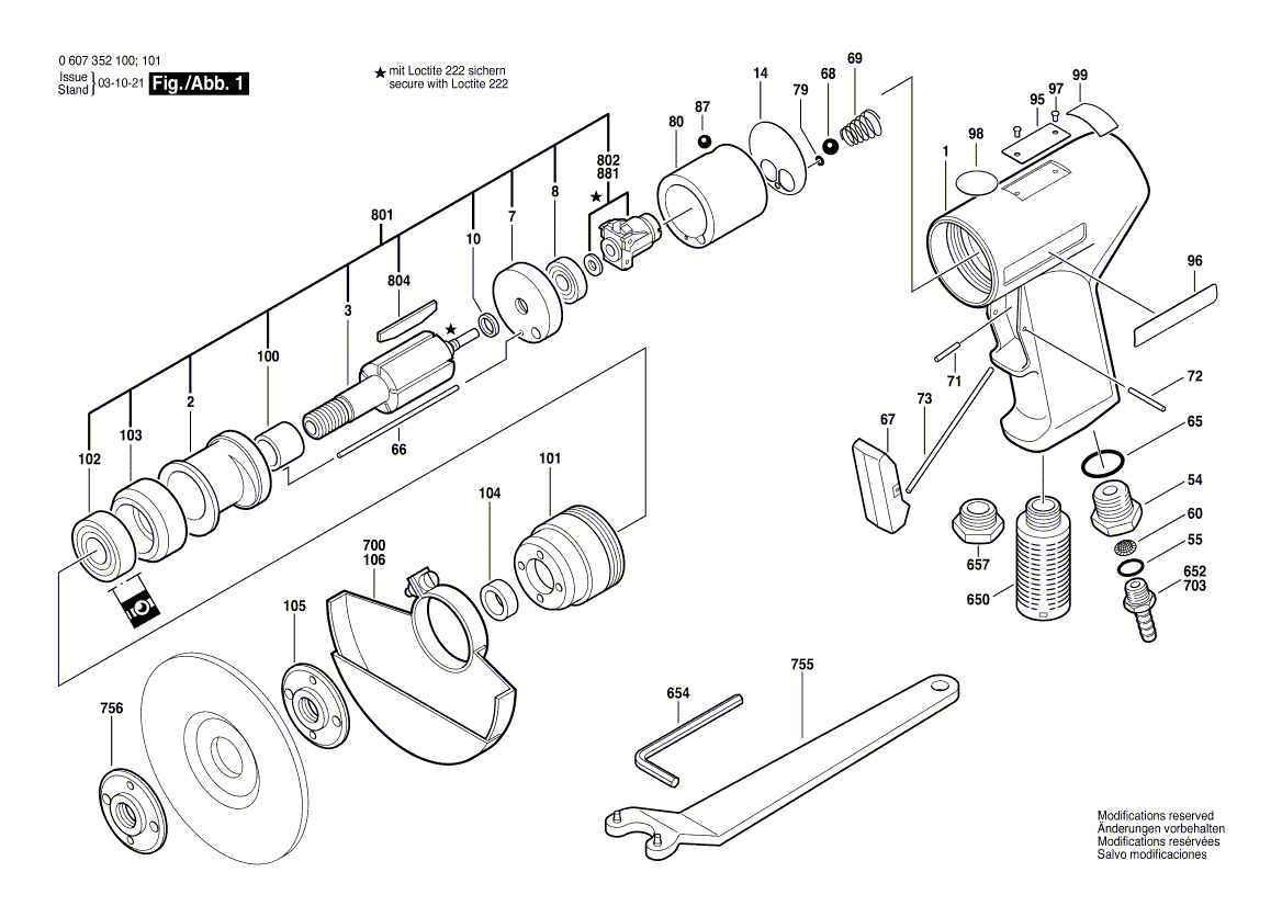 New Genuine Bosch 3601119252 Reference Plate