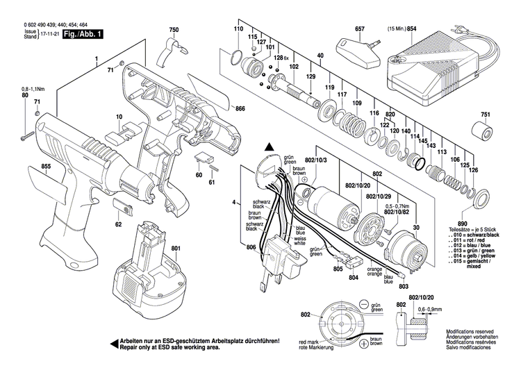 New Genuine Bosch 3601119257 Manufacturer's nameplate