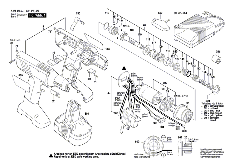 New Genuine Bosch 3601119263 Manufacturer's nameplate