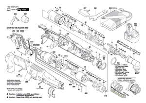 New Genuine Bosch 3601119331 Manufacturer's nameplate