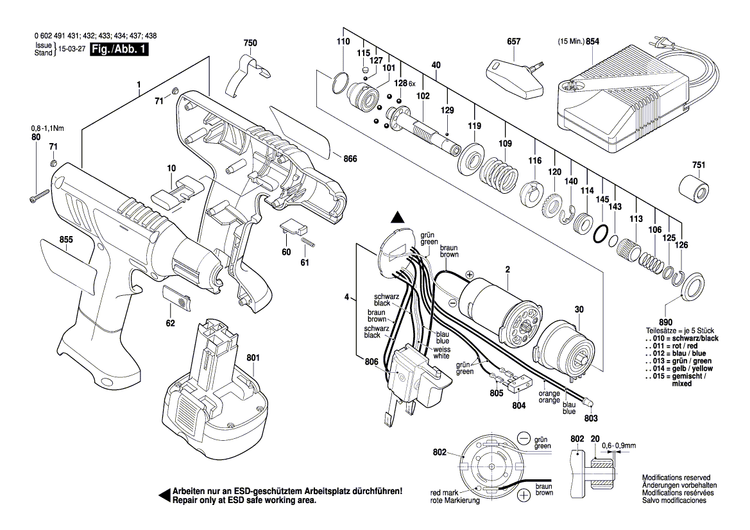 New Genuine Bosch 3601119353 Nameplate