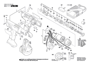 New Genuine Bosch 3601119360 Manufacturer's nameplate