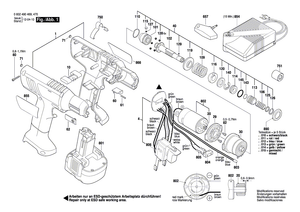 New Genuine Bosch 3601119428 Manufacturer's nameplate