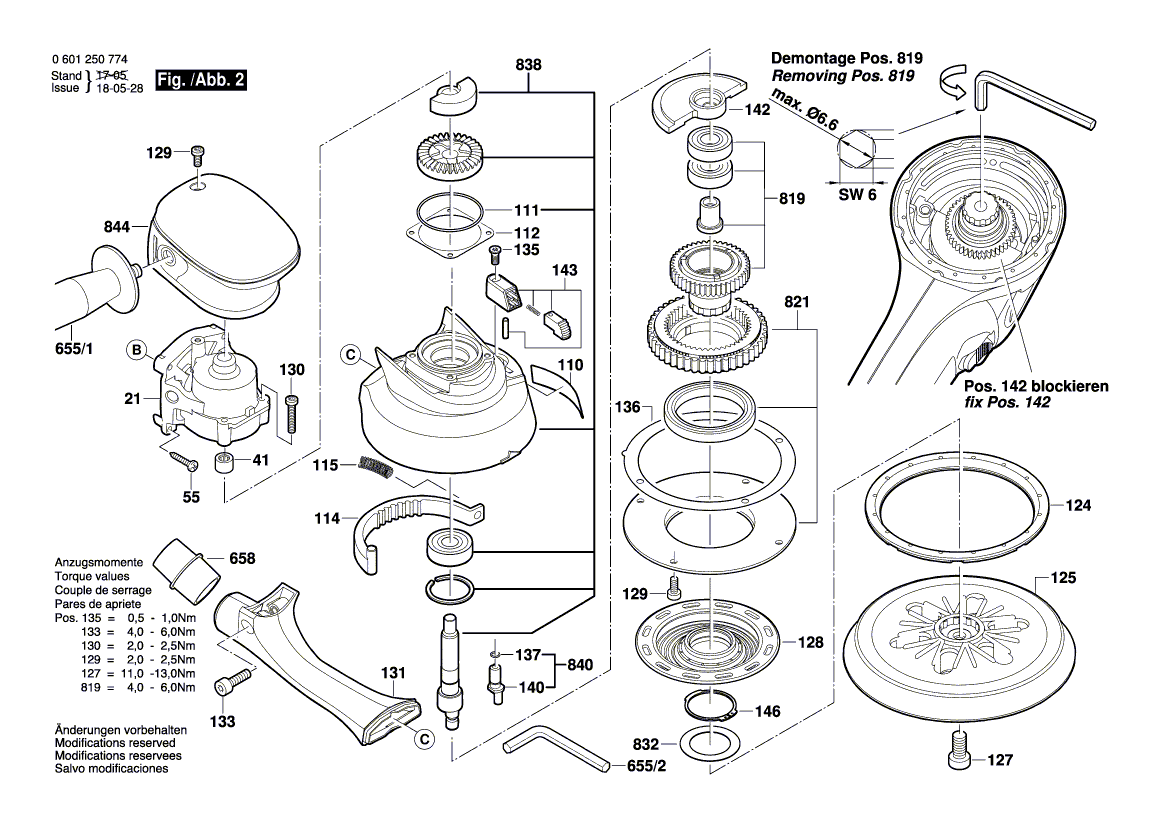 New Genuine Bosch 3601119429 Nameplate