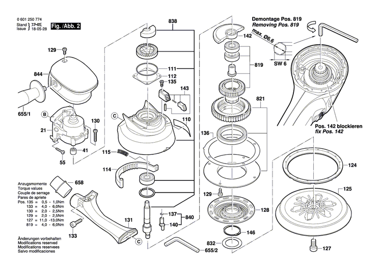 New Genuine Bosch 3601119429 Nameplate