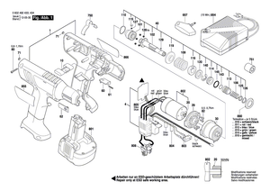 New Genuine Bosch 3601119462 Manufacturer's nameplate