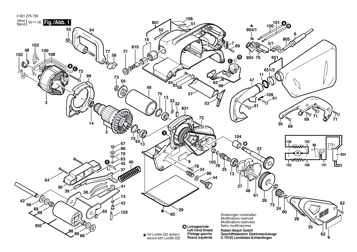 New Genuine Bosch 3601119591 Sticker