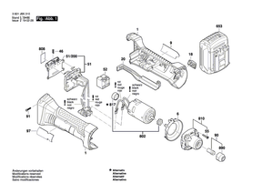New Genuine Bosch 3601119867 Nameplate