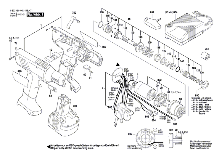 New Genuine Bosch 3601119884 Nameplate