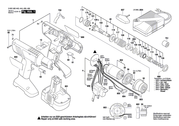 New Genuine Bosch 3601119887 Manufacturer's nameplate
