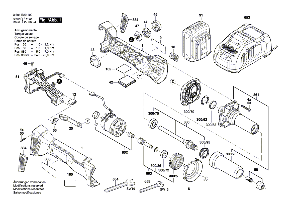 New Genuine Bosch 3601119937 Nameplate