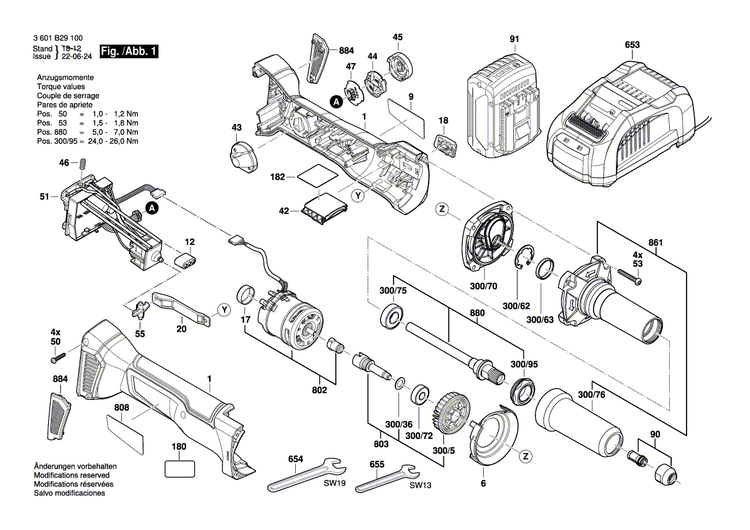 New Genuine Bosch 3601119937 Nameplate