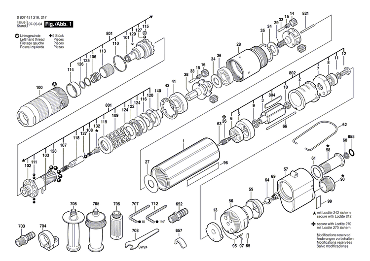 New Genuine Bosch 3601329007 Angle Piece
