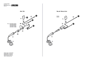 New Genuine Bosch 3601398000 Strain-Relief Clamp