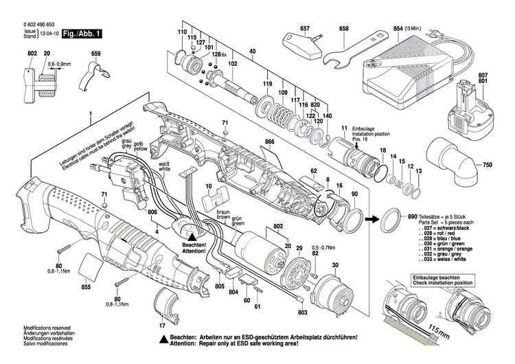 New Genuine Bosch 3601923029 Pusher