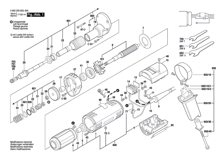 New Genuine Bosch 3602025008 Auxiliary Handle