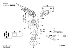 New Genuine Bosch 3602025029 Handle