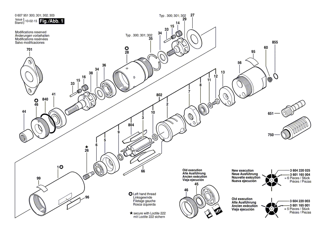 New Genuine Bosch 3602305000 Intermediate Piece