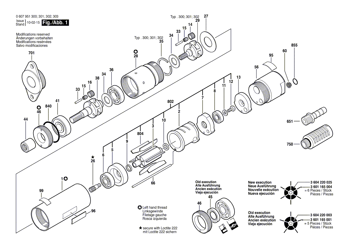 New Genuine Bosch 3602305000 Intermediate Piece