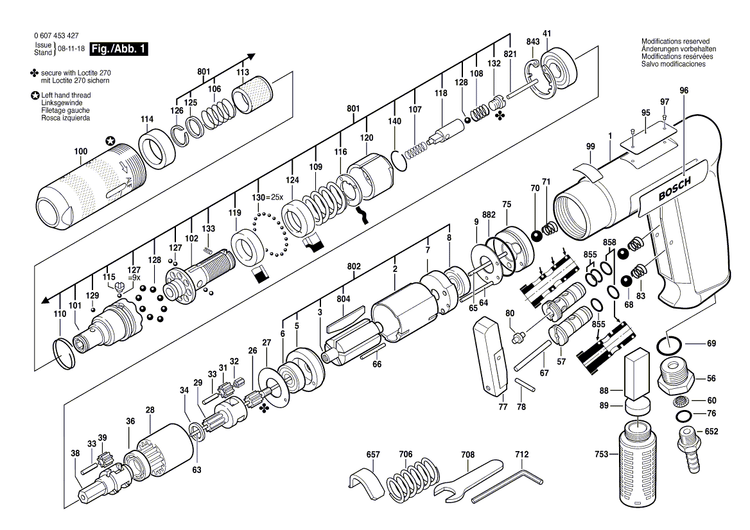 New Genuine Bosch 3602305006 Intermediate Piece