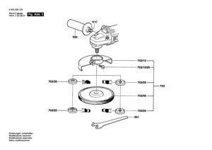New Genuine Bosch 3602380000 Carrier Bracket