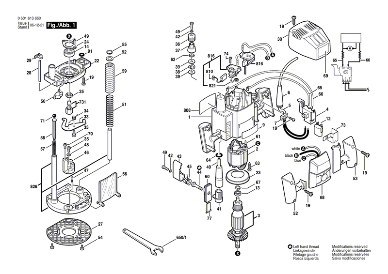 New Genuine Bosch 3603120502 Guide Piece