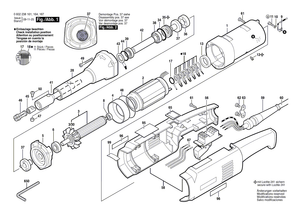 New Genuine Bosch 3603123011 Grinding Spindle