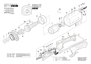New Genuine Bosch 3603123017 Grinding Spindle